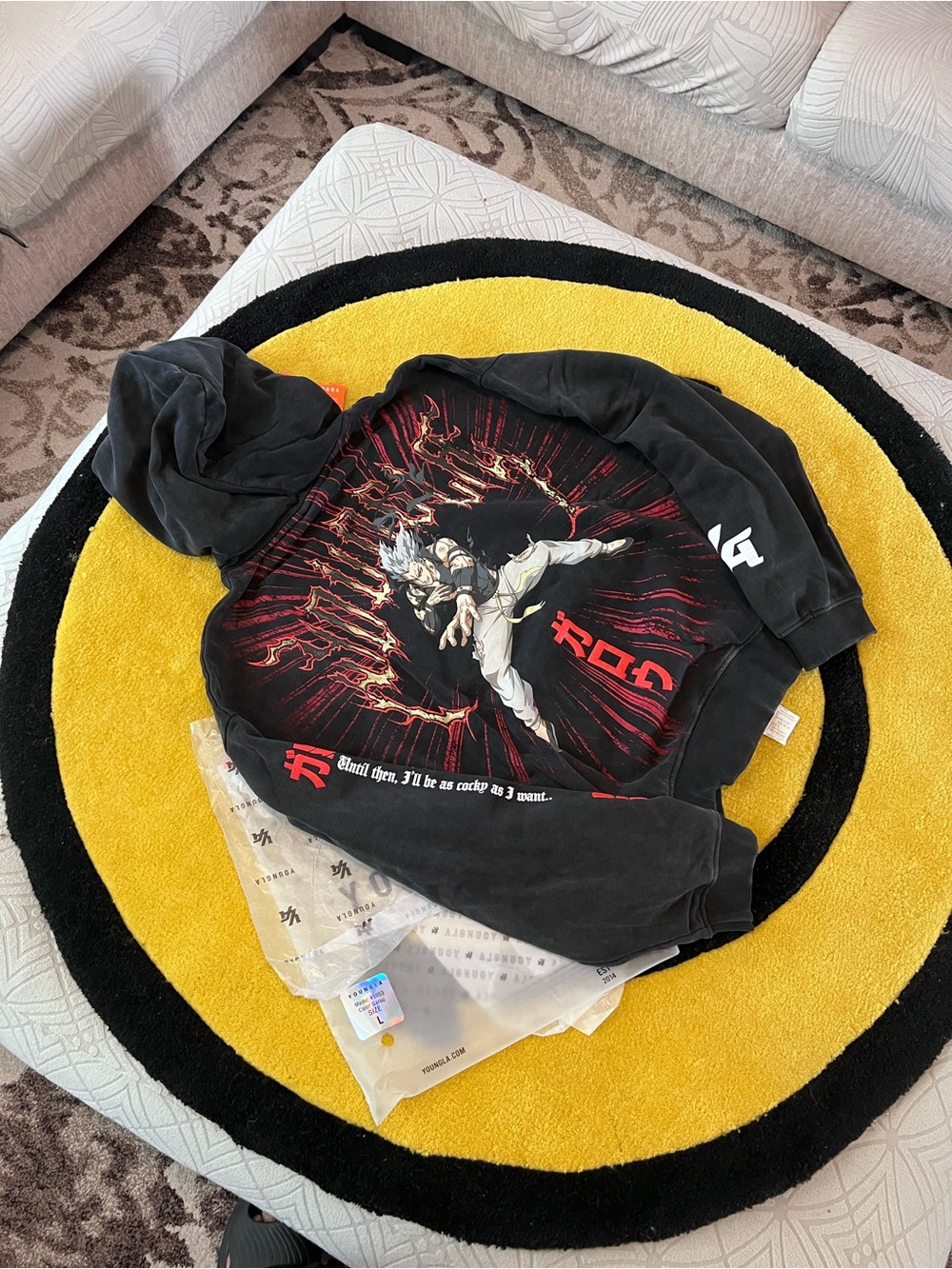 YoungLA 5053 - ONE PUNCH MAN HOODIES
‘Garou’
Large